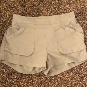 Olive green shorts